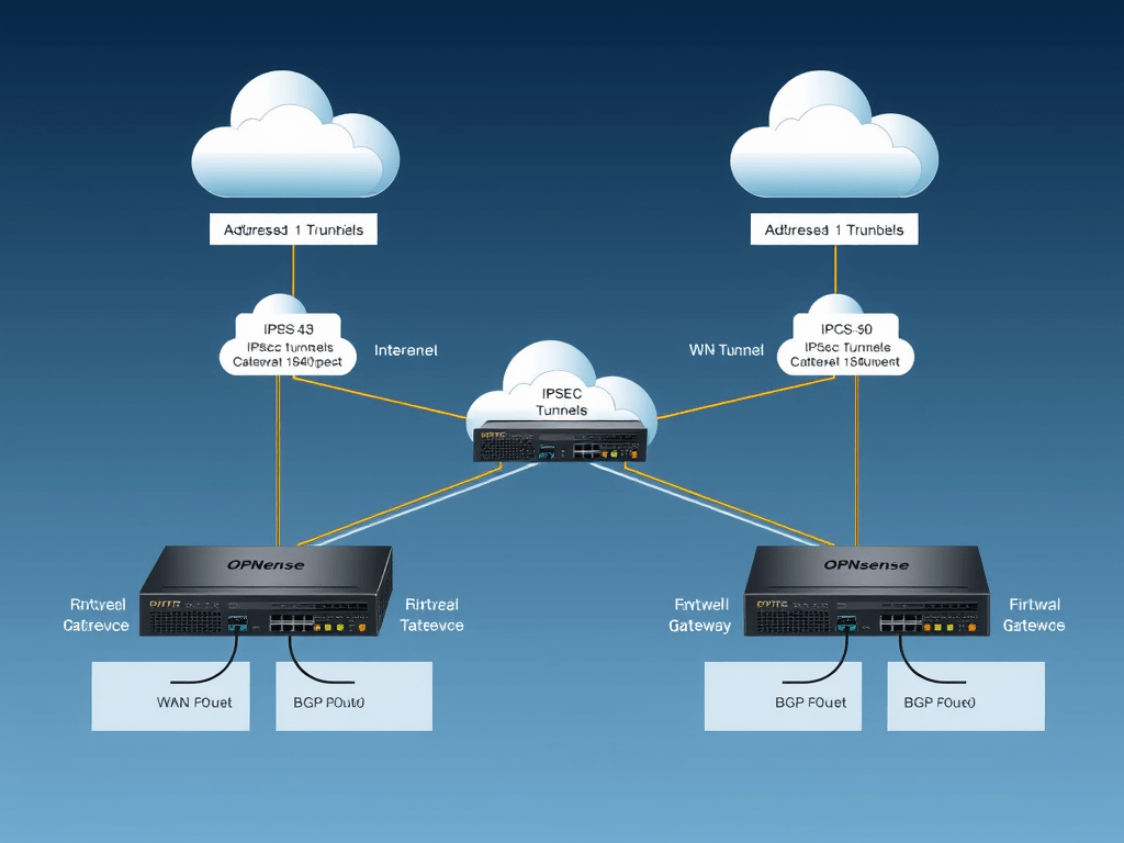 Configure Redundant OPNsense IPsec Tunnels with BGP Between Two Sites (Part&nbsp;1)